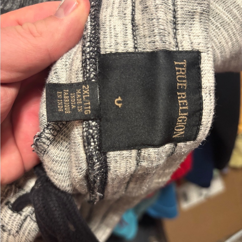 New condition true religion track pants
